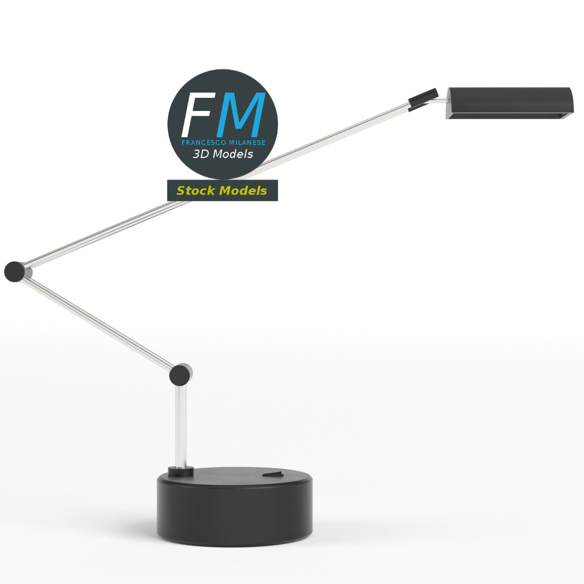 3D-Modell - Schreibtischlampe - 04