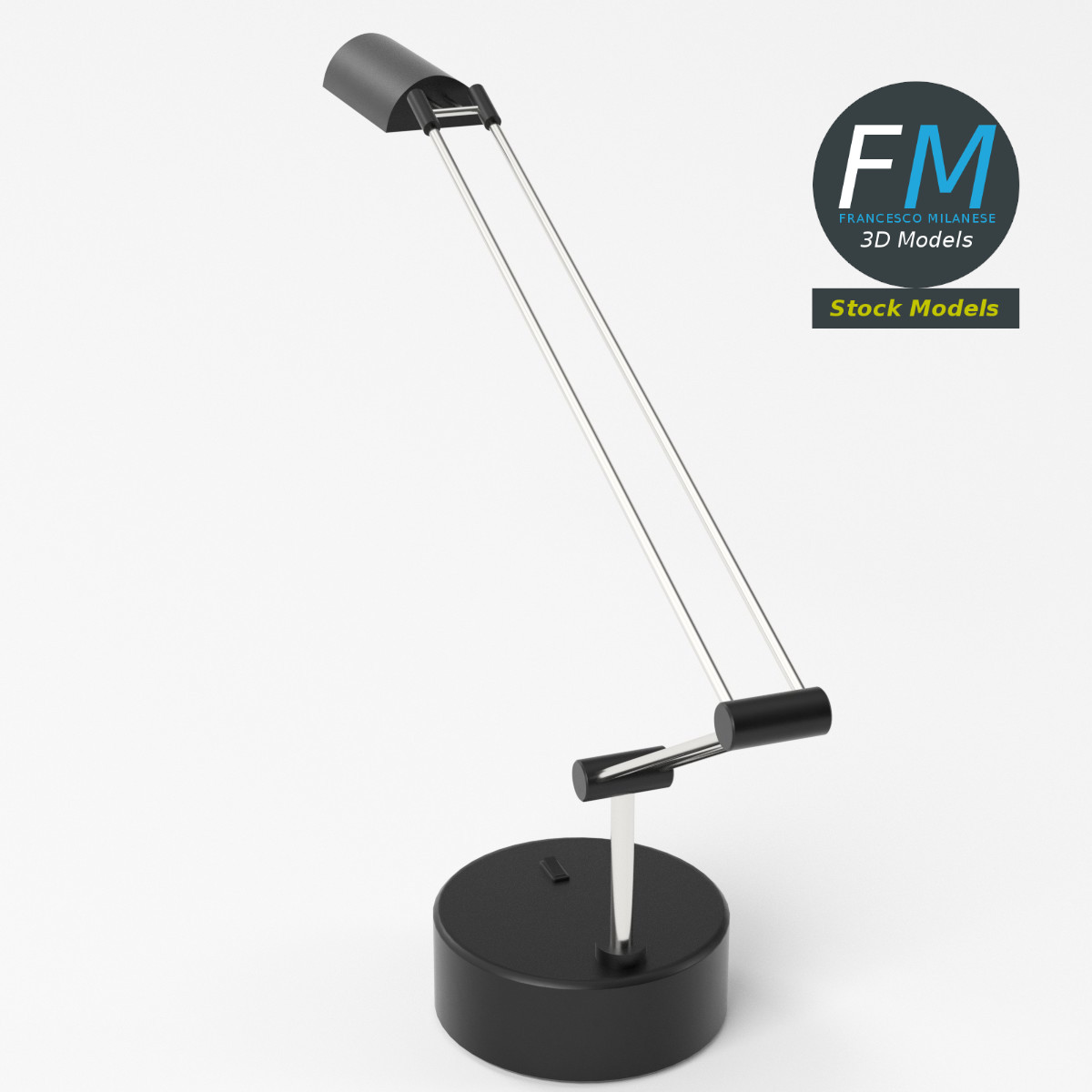 3D-Modell - Schreibtischlampe - 05