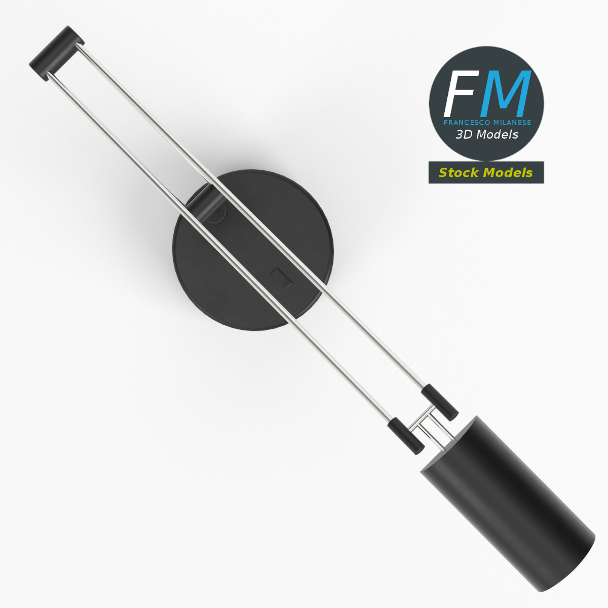 3D-Modell - Schreibtischlampe - 06