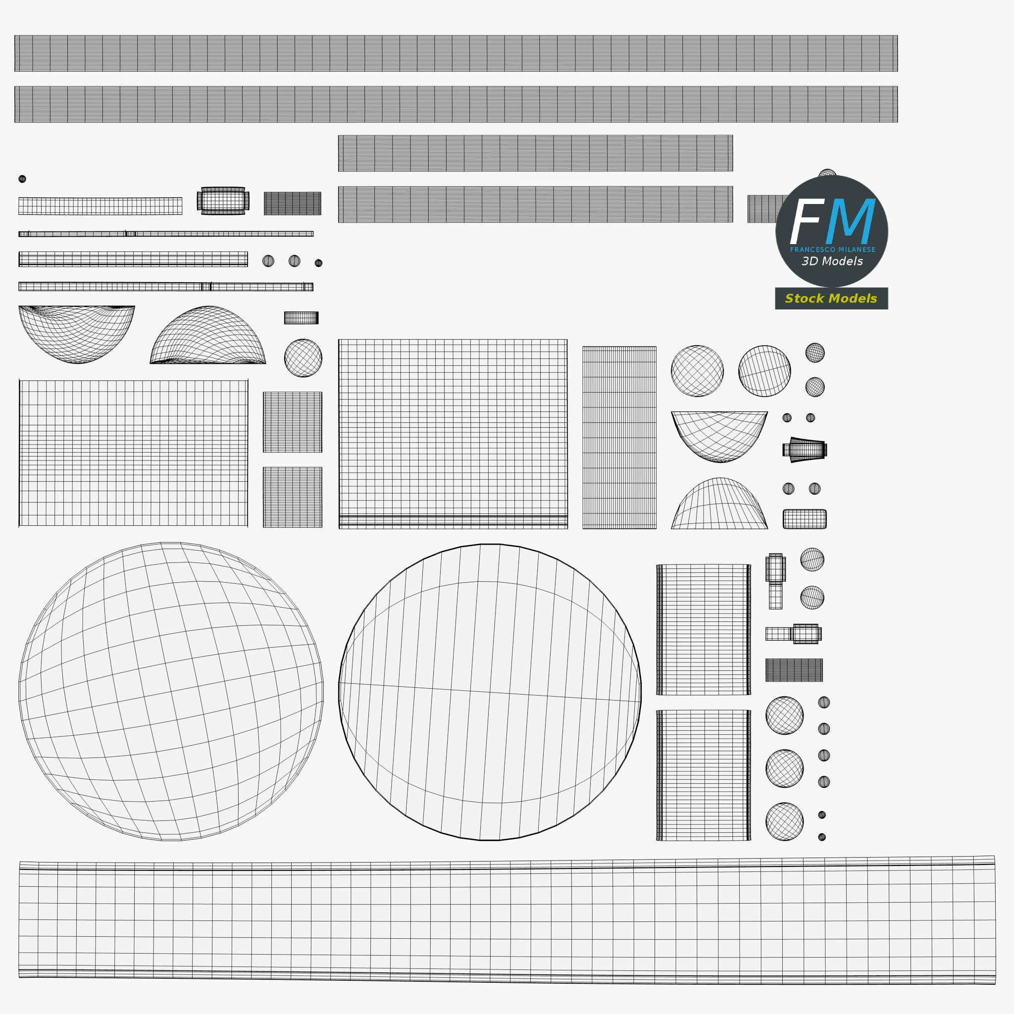 3D-Modell - Schreibtischlampe - 11