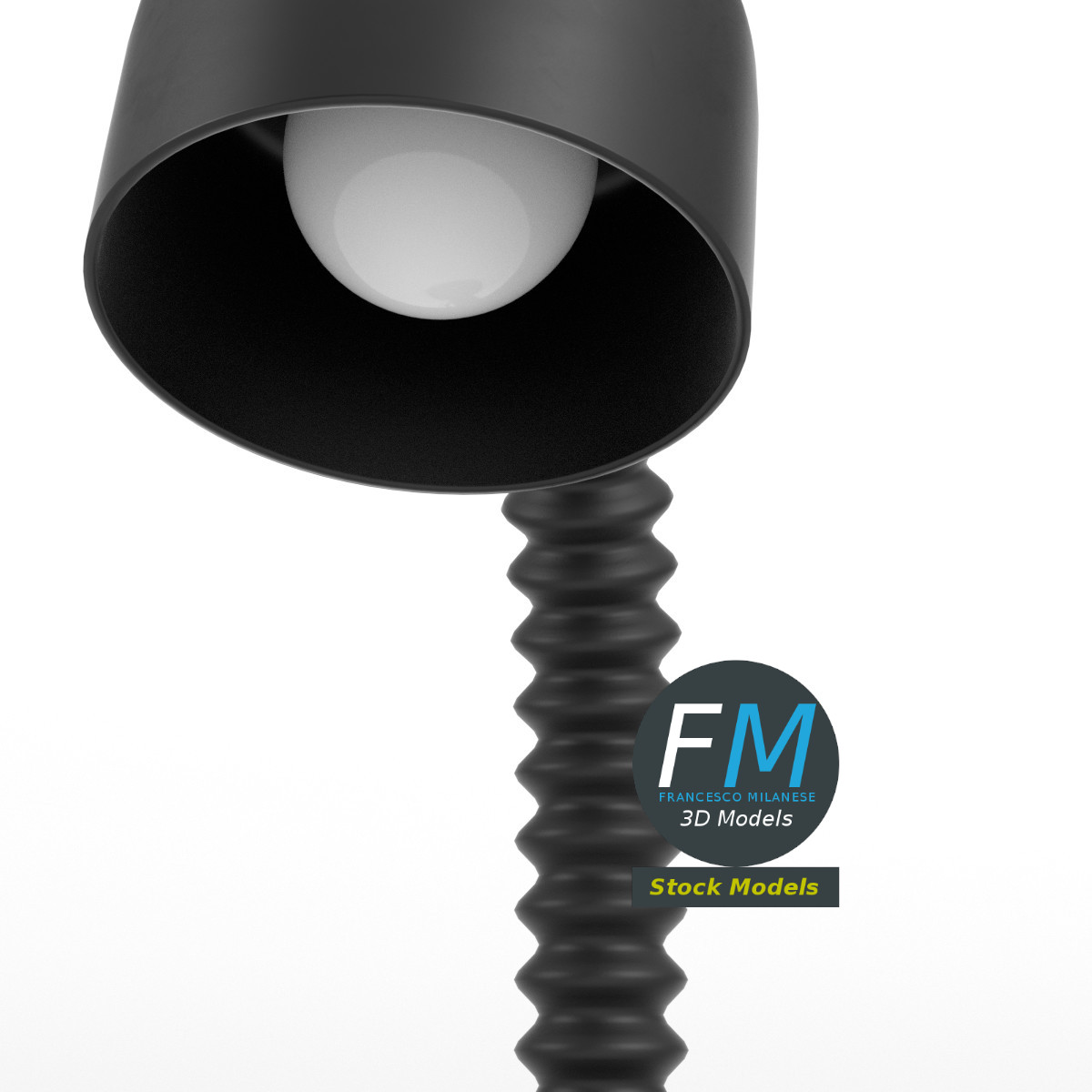 3D-Modell - Schreibtischlampe - 04