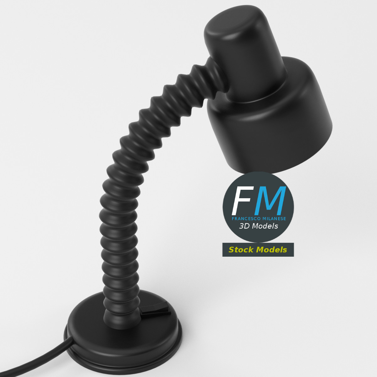 3D-Modell - Schreibtischlampe - 05