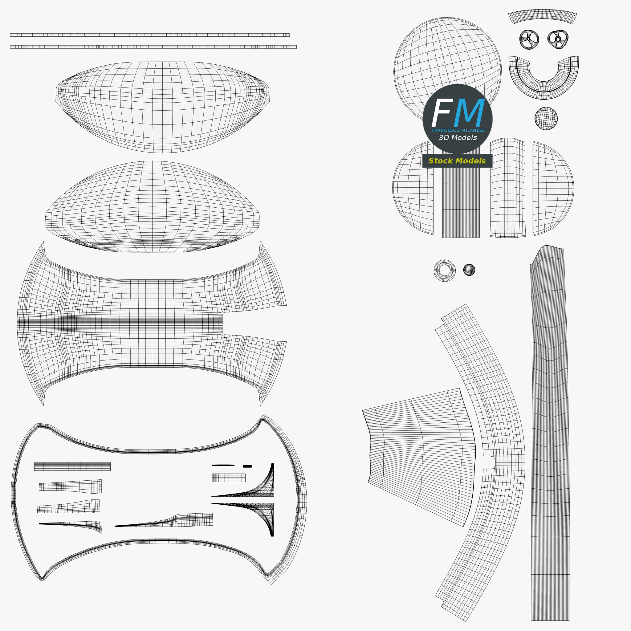 3D-Modell - Tischmikrofon - 11 3D-Modell - Tischmikrofon - 11