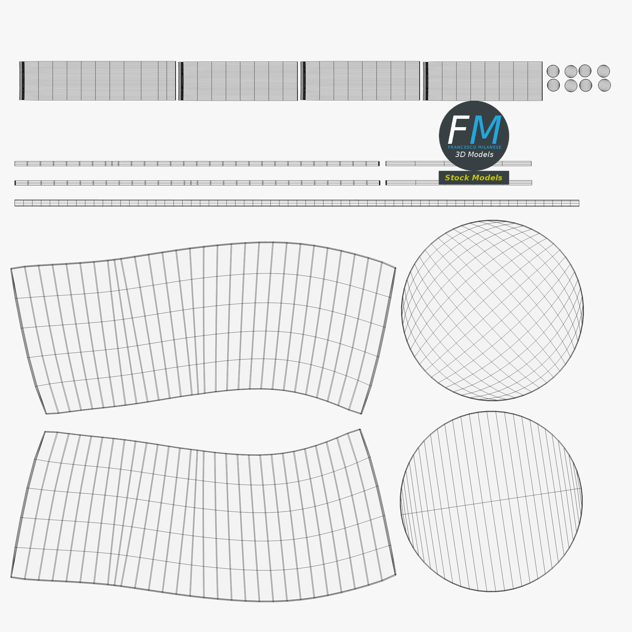 3D-Modell - Schreibtisch mit Rundem Ablagefach - 11 3D-Modell - Schreibtisch mit Rundem Ablagefach - 11