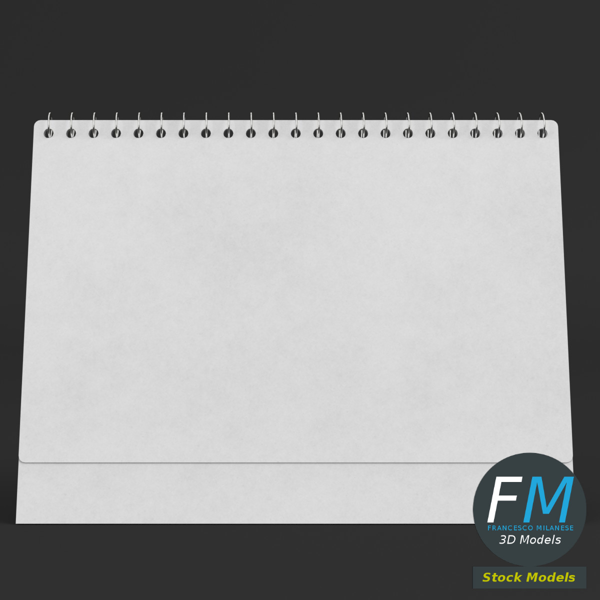 3D-Modell - Tischkalender-Vorlage - 03