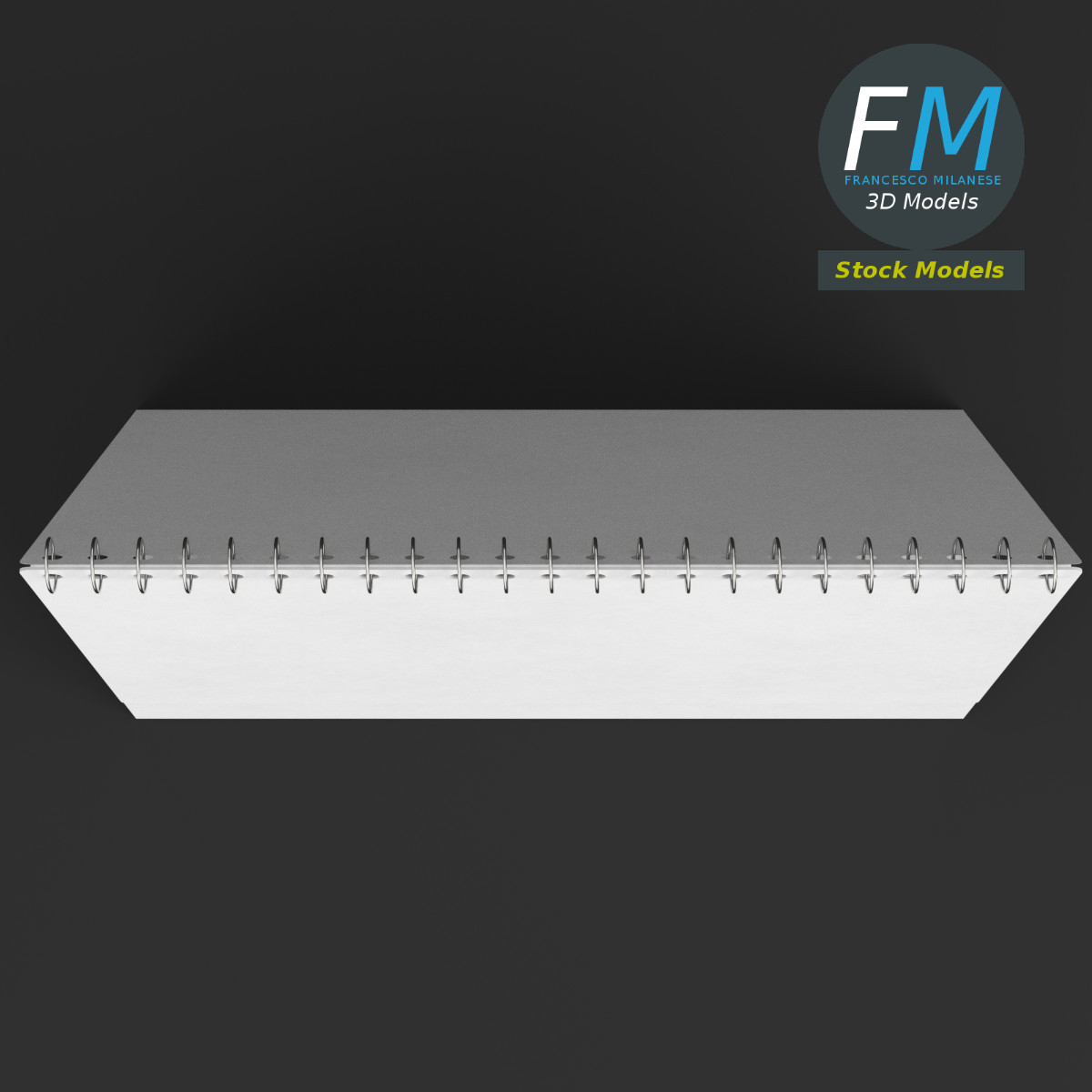 3D-Modell - Tischkalender-Vorlage - 06
