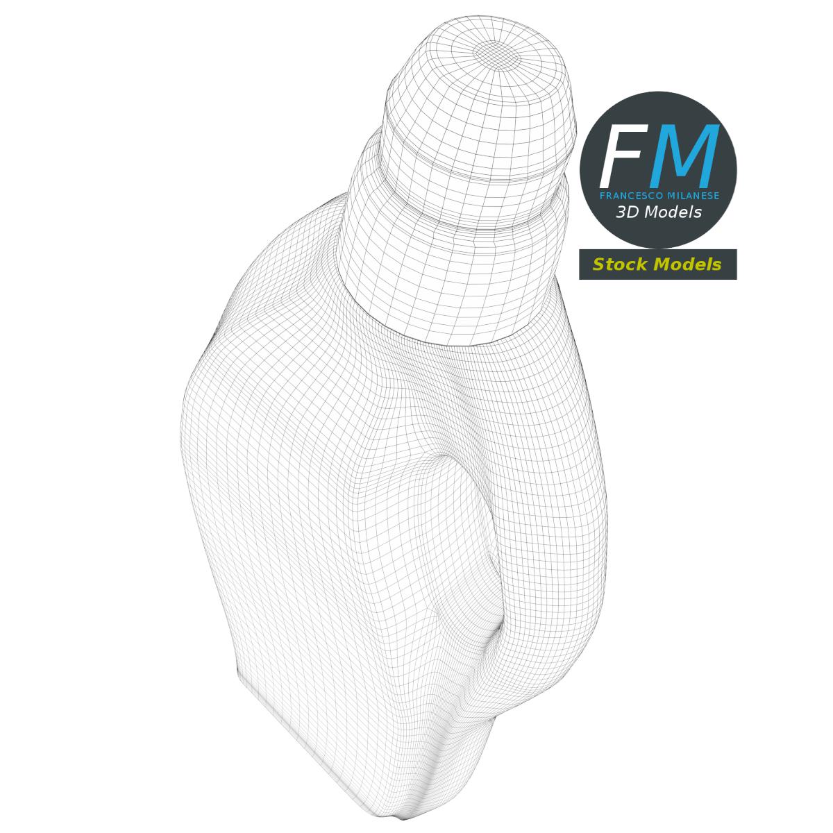 3D-Modell - Waschmittelbehälter - 08
