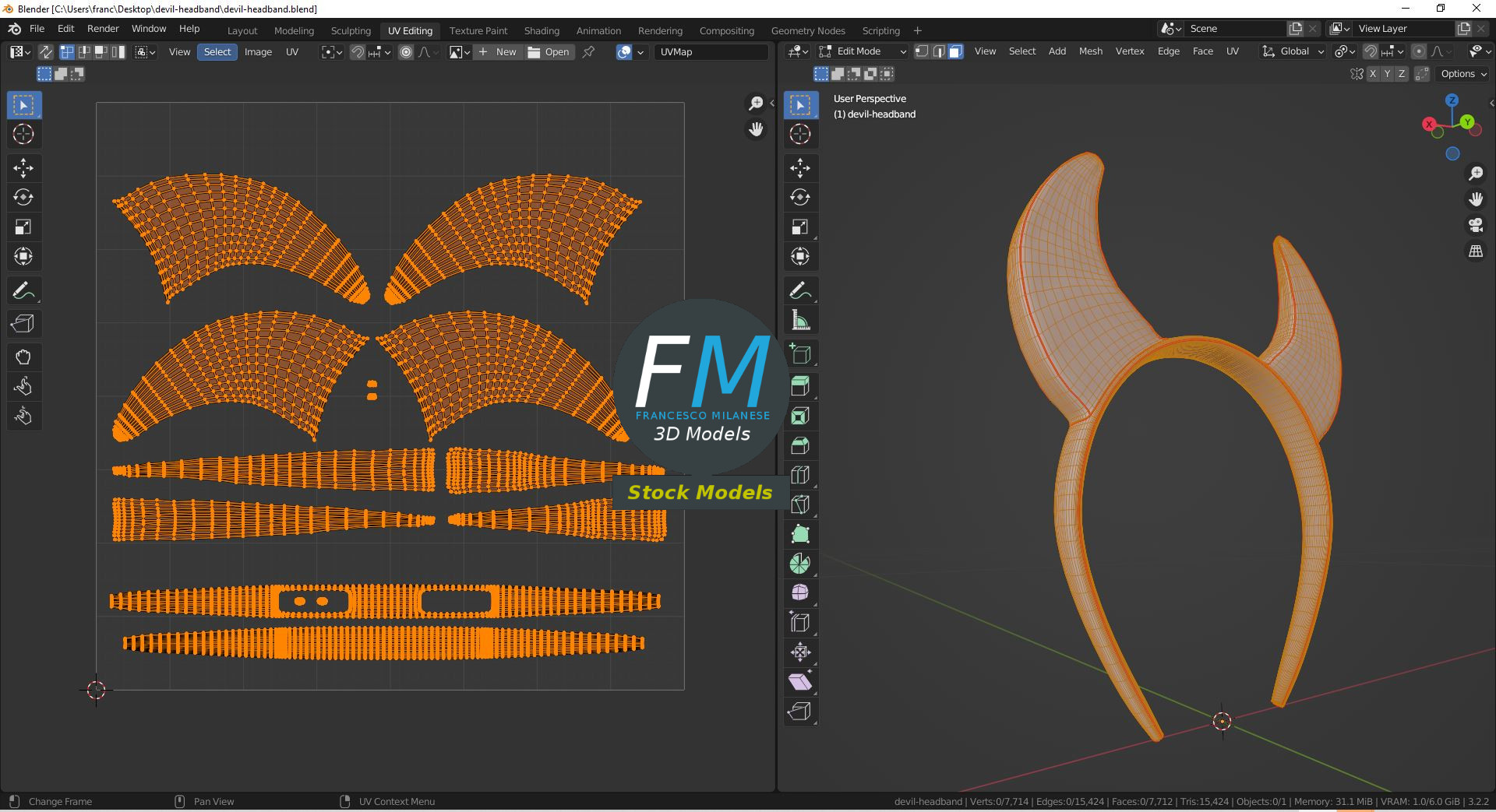 3D-Modell - Teufelshaarreif - 10