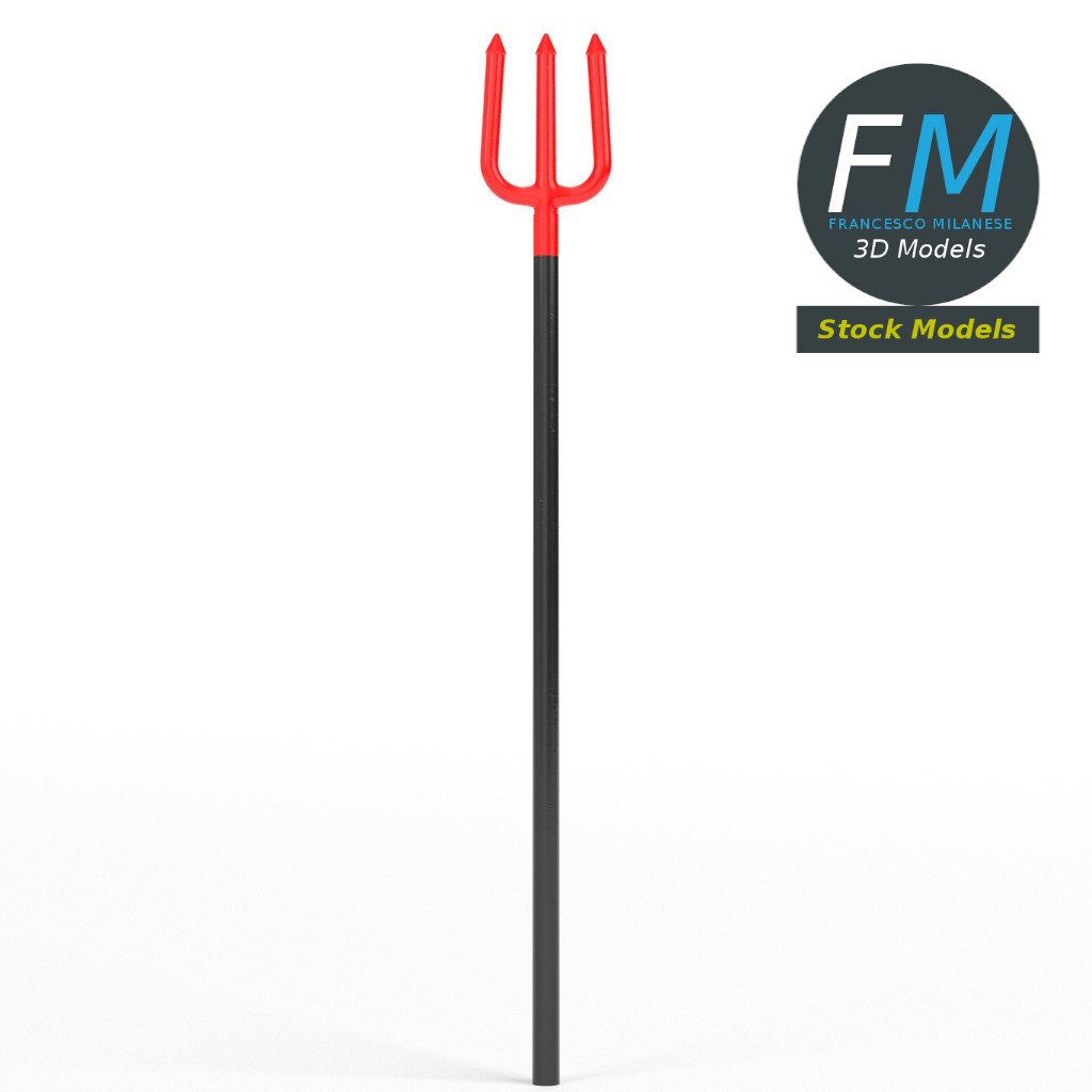 3D-Modell - Teufelsdreizack Spielzeug - 01