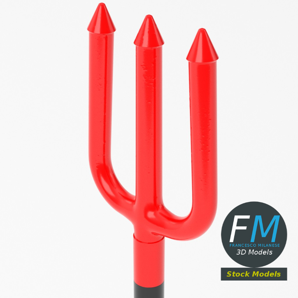 3D-Modell - Teufelsdreizack Spielzeug - 05
