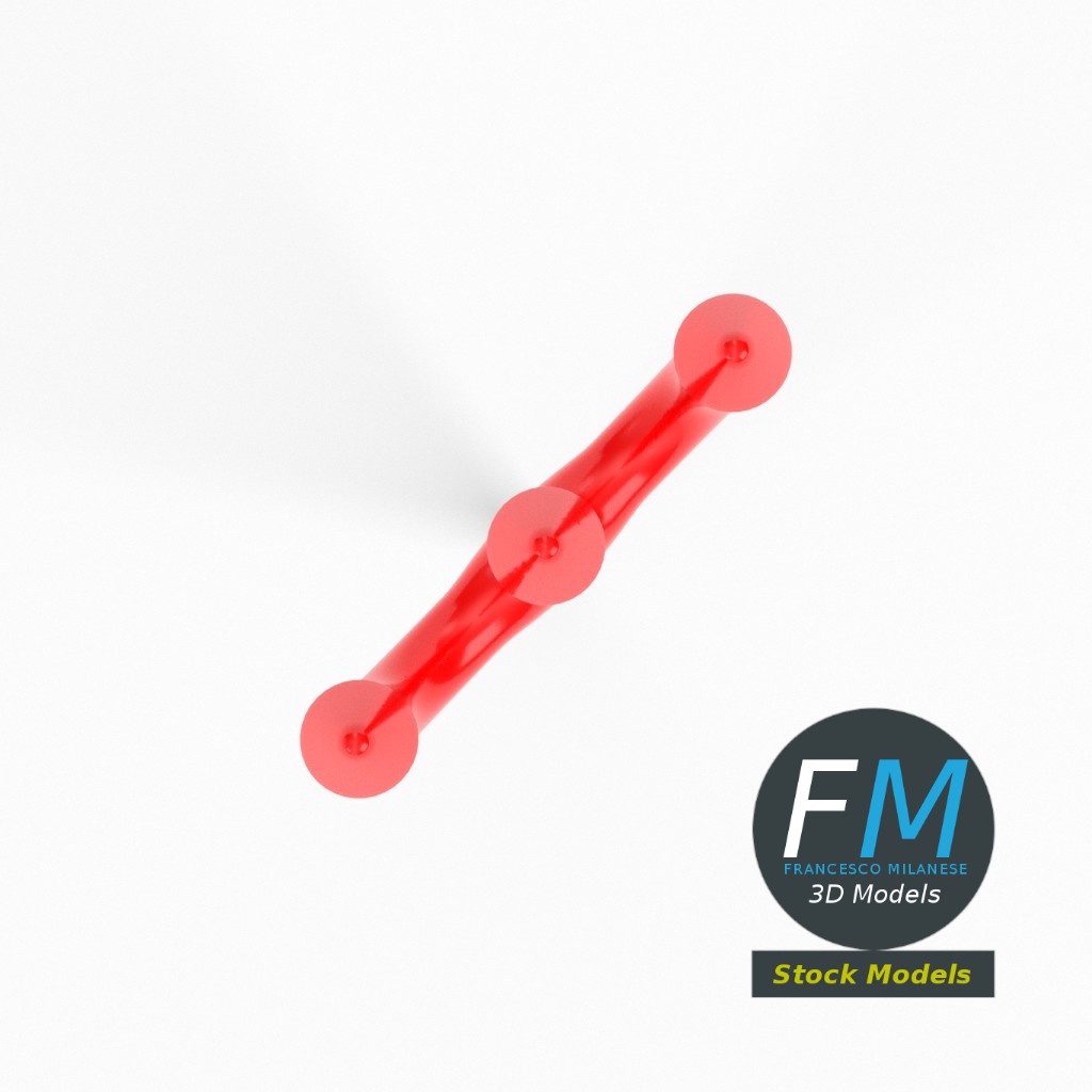 3D-Modell - Teufelsdreizack Spielzeug - 06