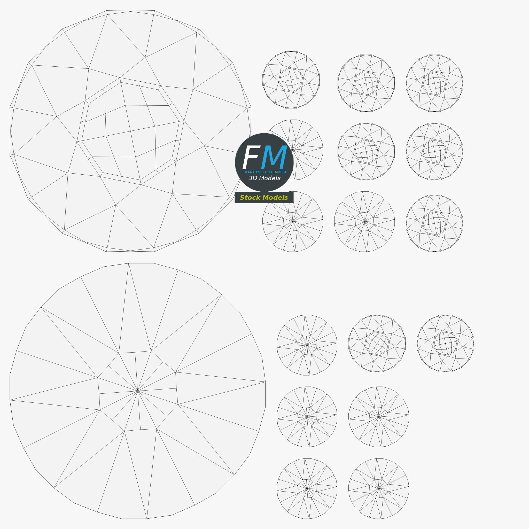 3D-Modell - Diamantring - 11