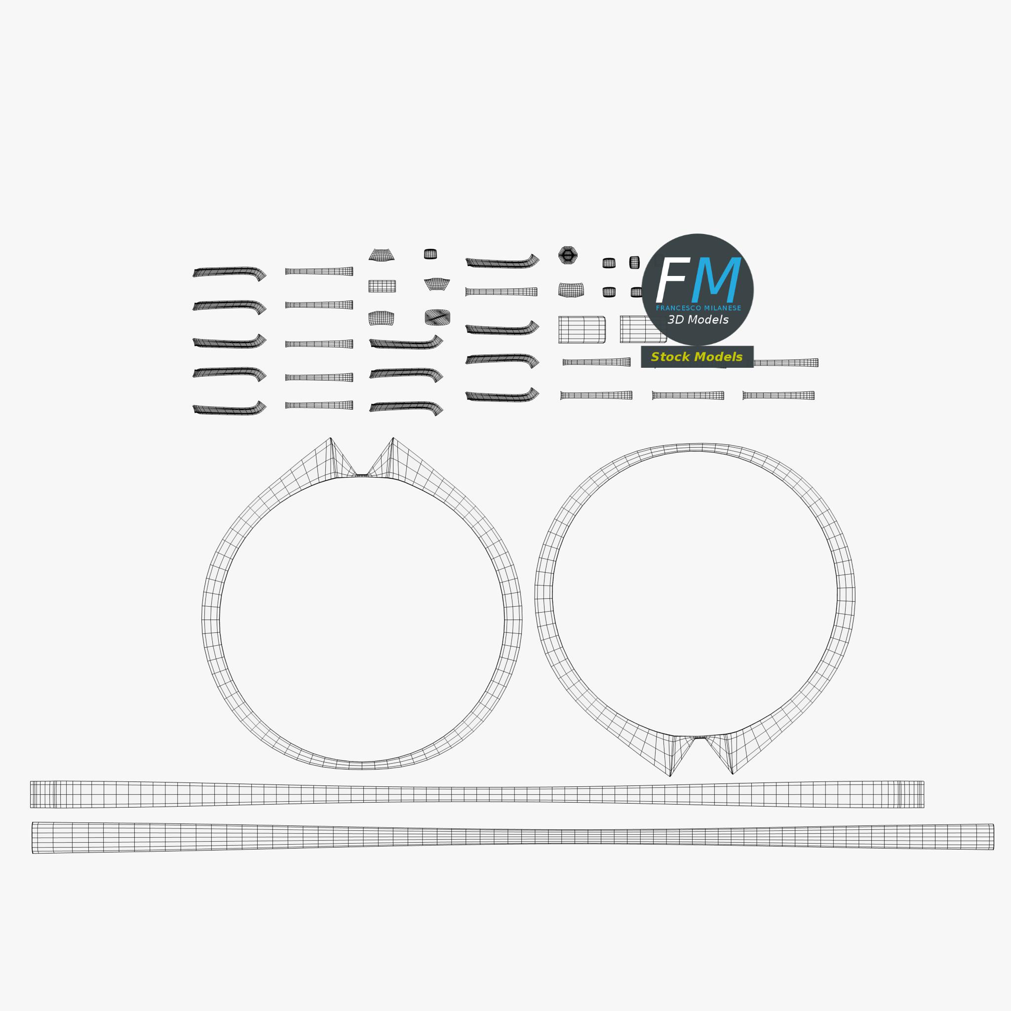 3D-Modell - Diamant-Solitärring - 12 3D-Modell - Diamant-Solitärring - 12
