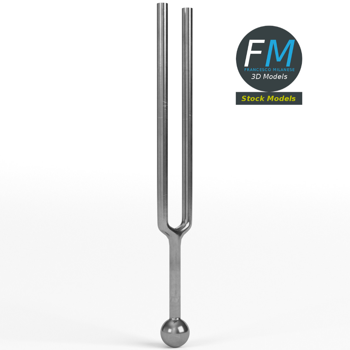 3D-Modell - Stimmgabel - 03