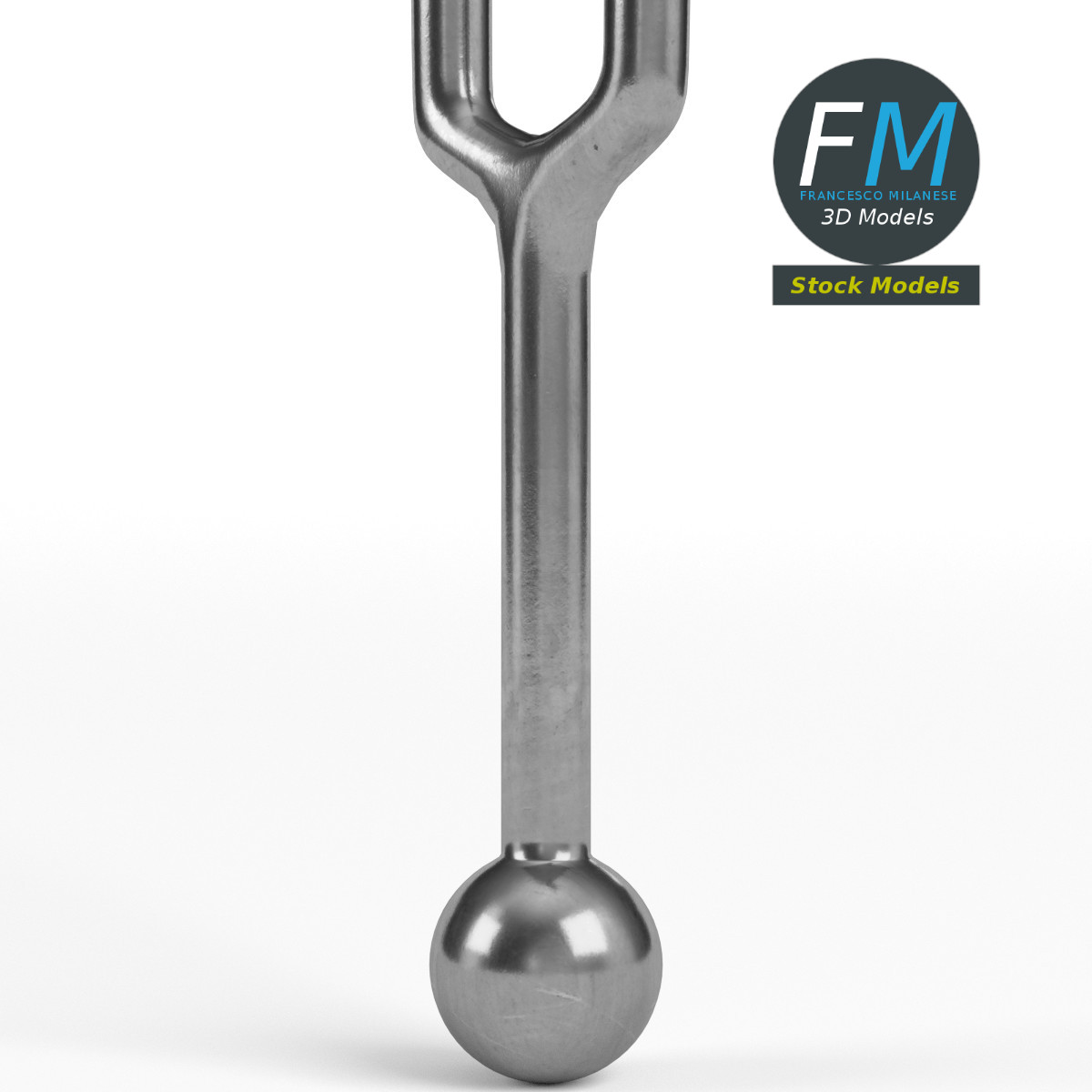 3D-Modell - Stimmgabel - 04