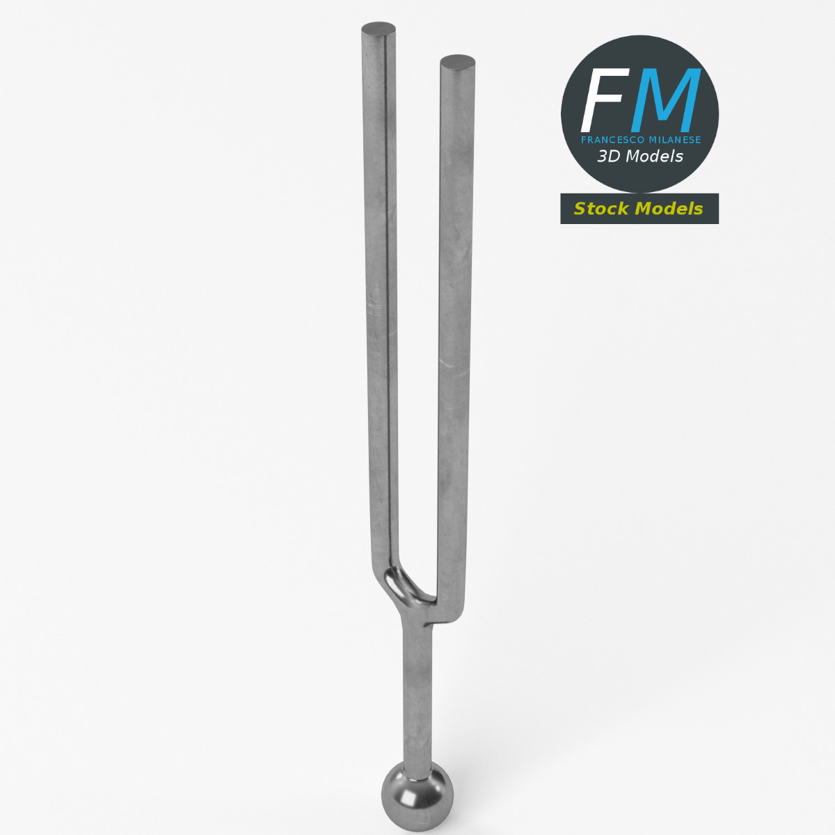 3D-Modell - Stimmgabel - 05