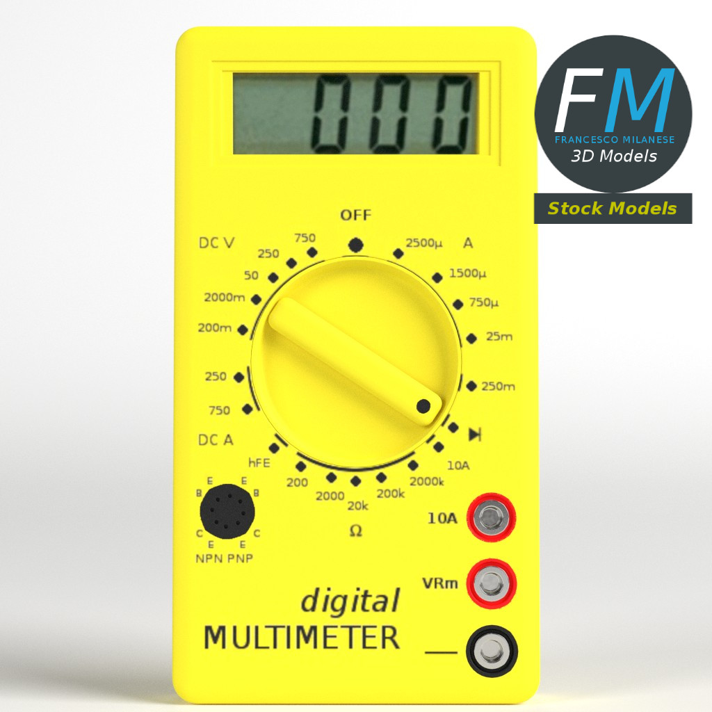3D-Modell - Digitalmultimeter - 03