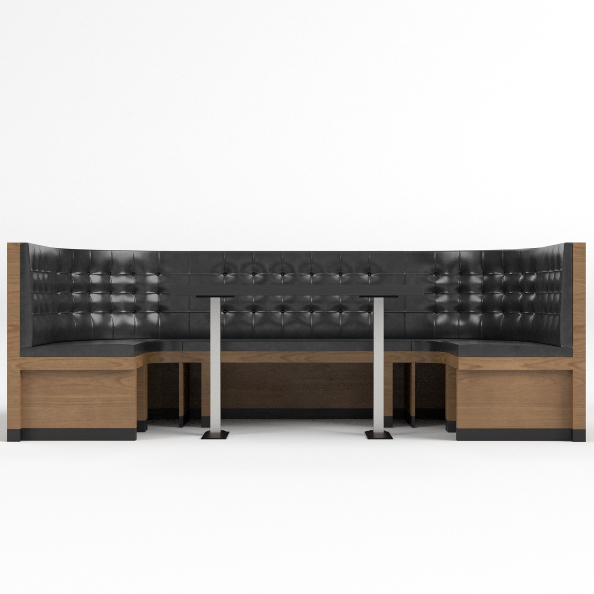 3D-Modell - Chesterfield-Diner-Booth-Set - 03