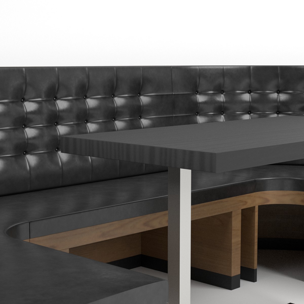 3D-Modell - Chesterfield-Diner-Booth-Set - 04