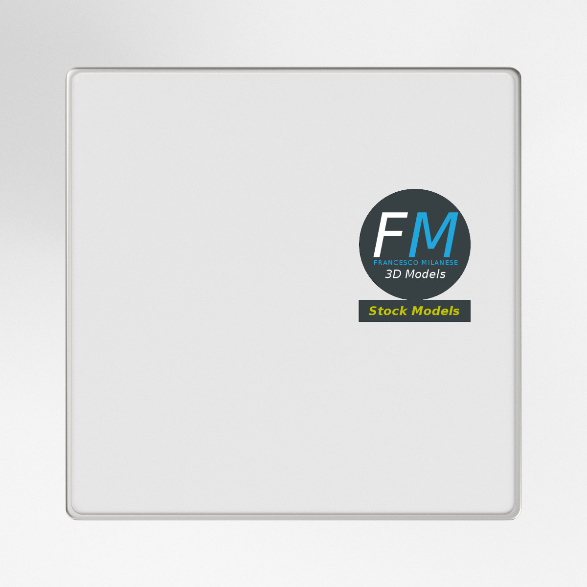 3D-Modell - Quadratischer Diner-Tisch - 06