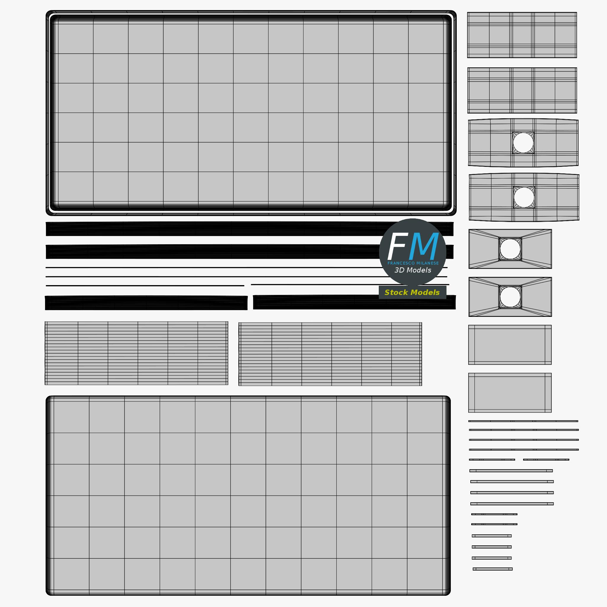 3D-Modell - Diner-Sitztisch - 11 3D-Modell - Diner-Sitztisch - 11