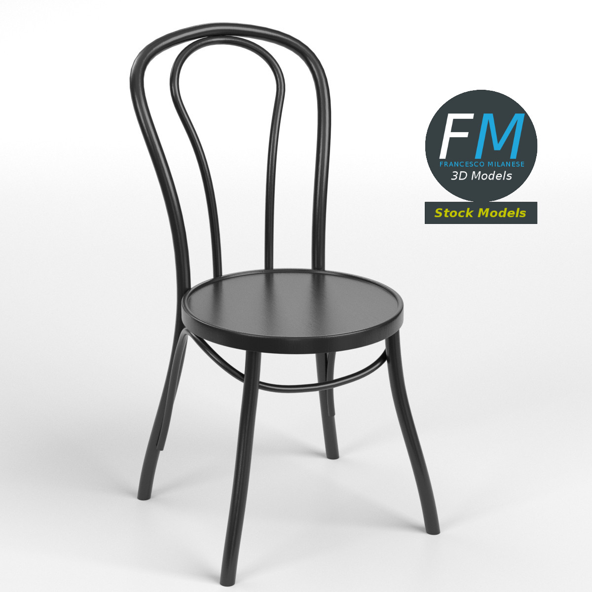 3D-Modell - Esszimmerstuhl - 01