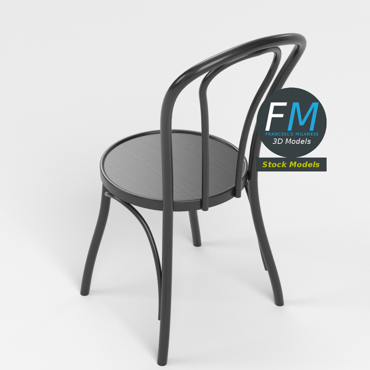 3D-Modell - Esszimmerstuhl - 02
