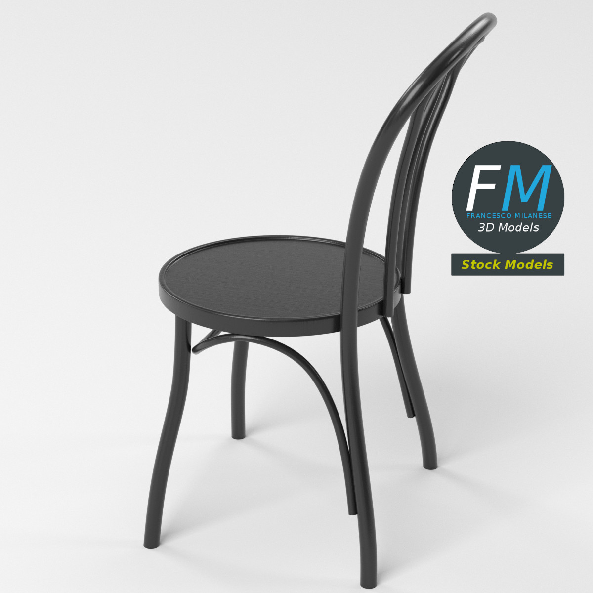 3D-Modell - Esszimmerstuhl - 05