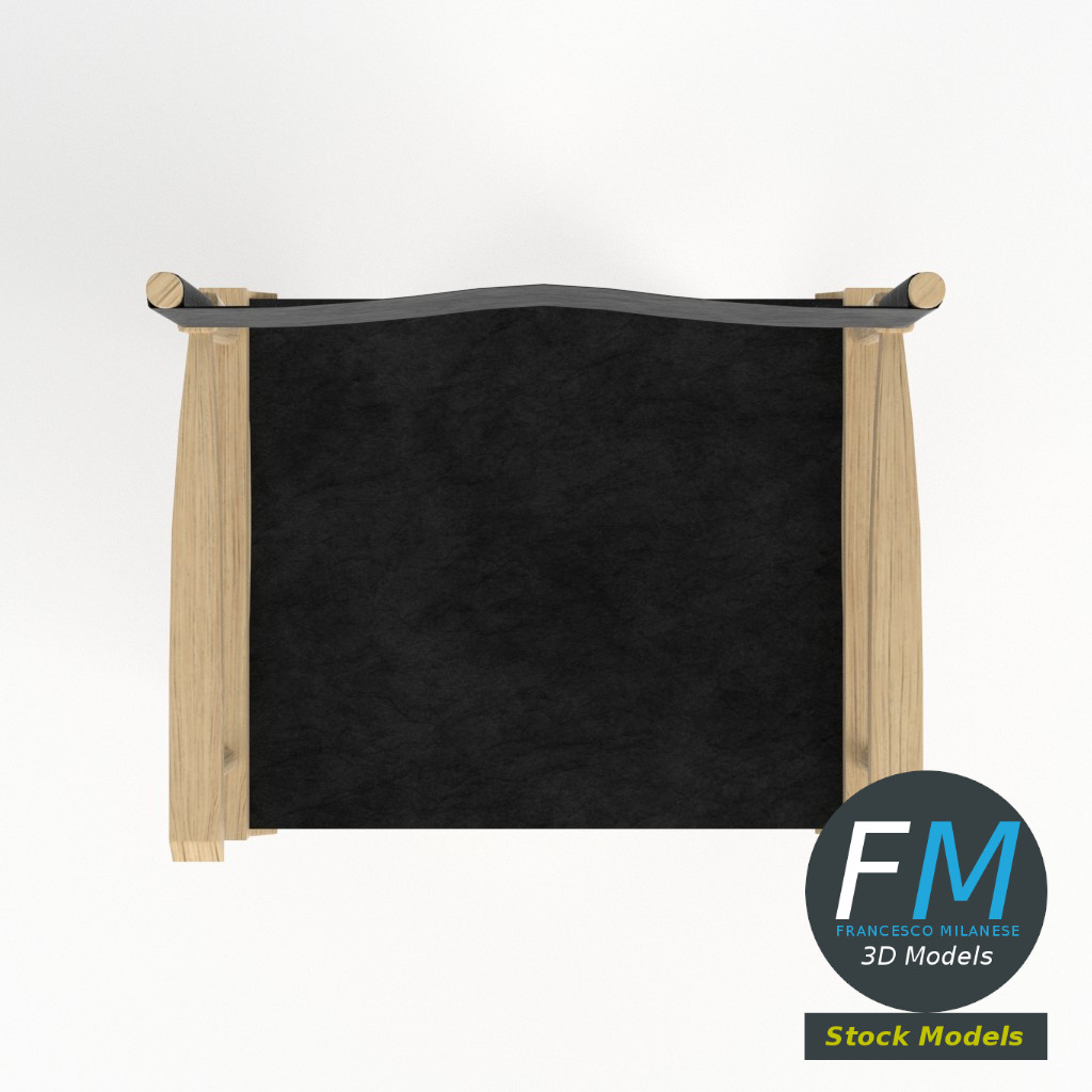 3D-Modell - Regiestuhl - 06