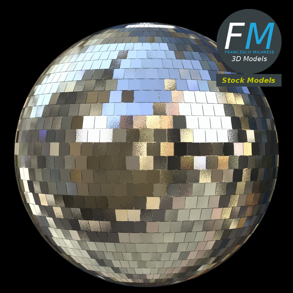 3D-Modell - Discokugel - 03