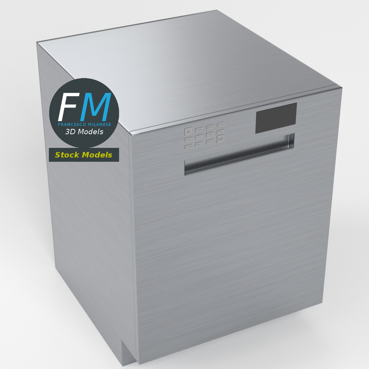 3D-Modell - Geschirrspüler - 02