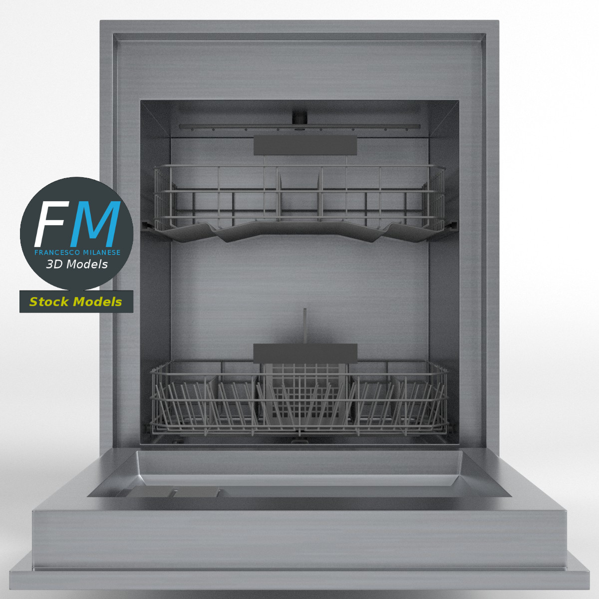 3D-Modell - Geschirrspüler - 03