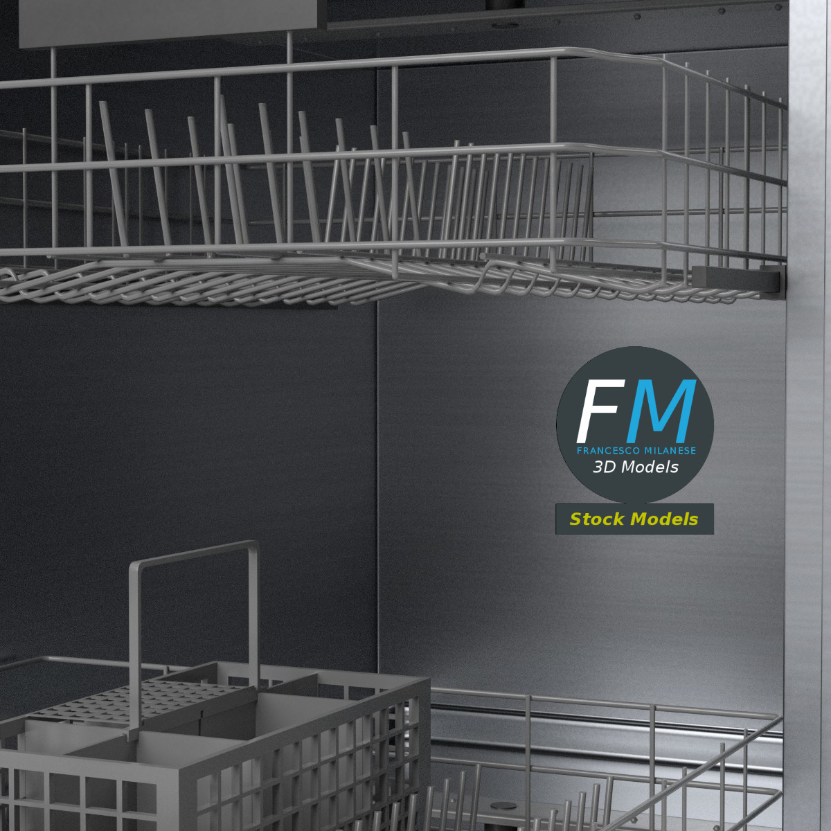 3D-Modell - Geschirrspüler - 05