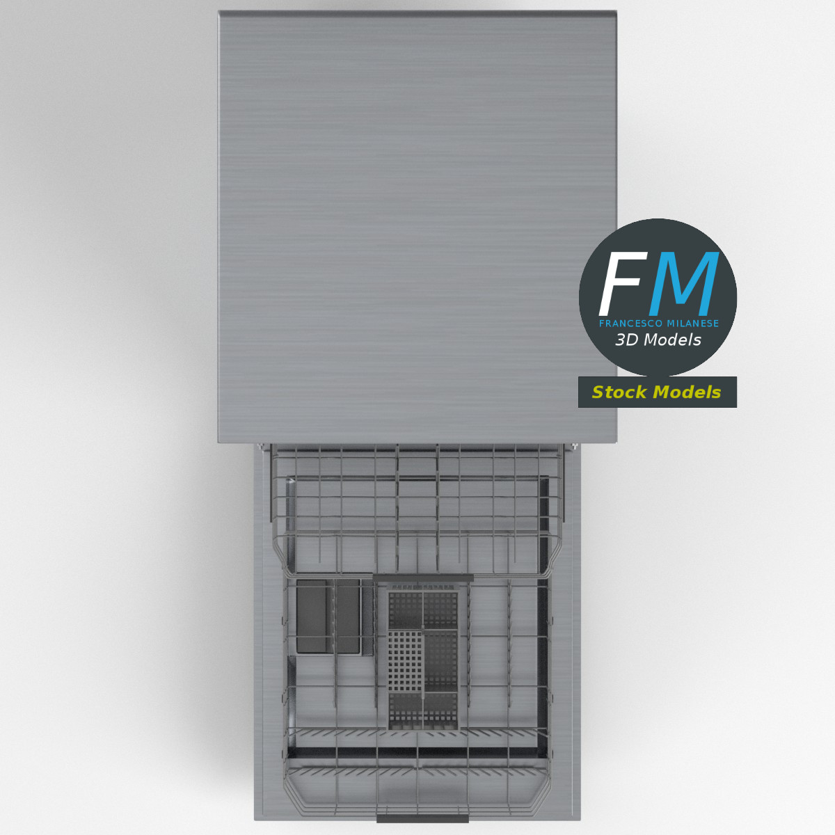 3D-Modell - Geschirrspüler - 06