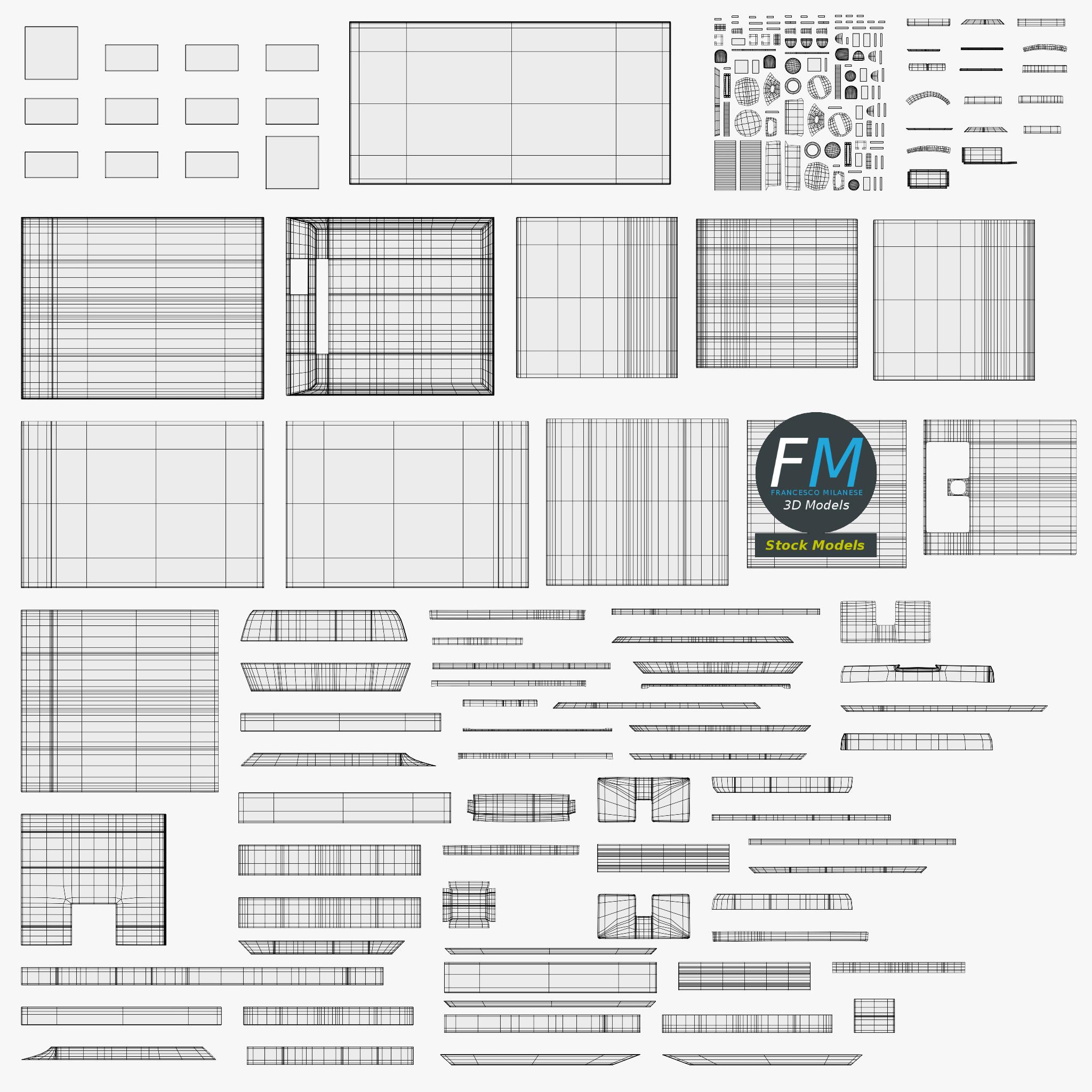 3D-Modell - Geschirrspüler - 12 3D-Modell - Geschirrspüler - 12