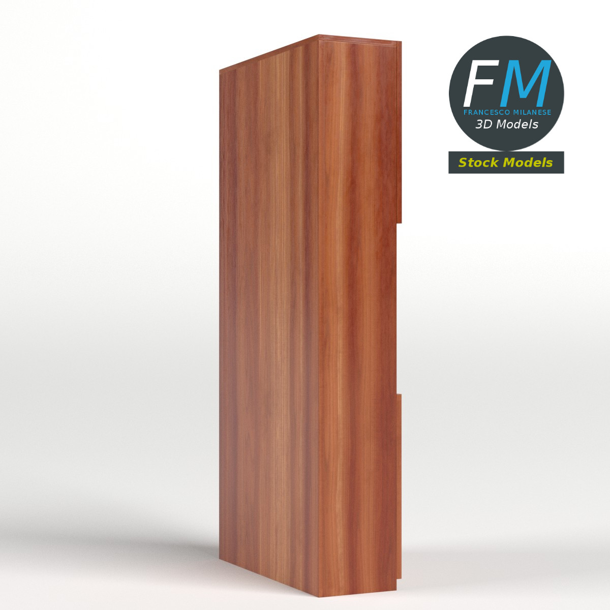 3D-Modell - Vitrinenschrank - 04