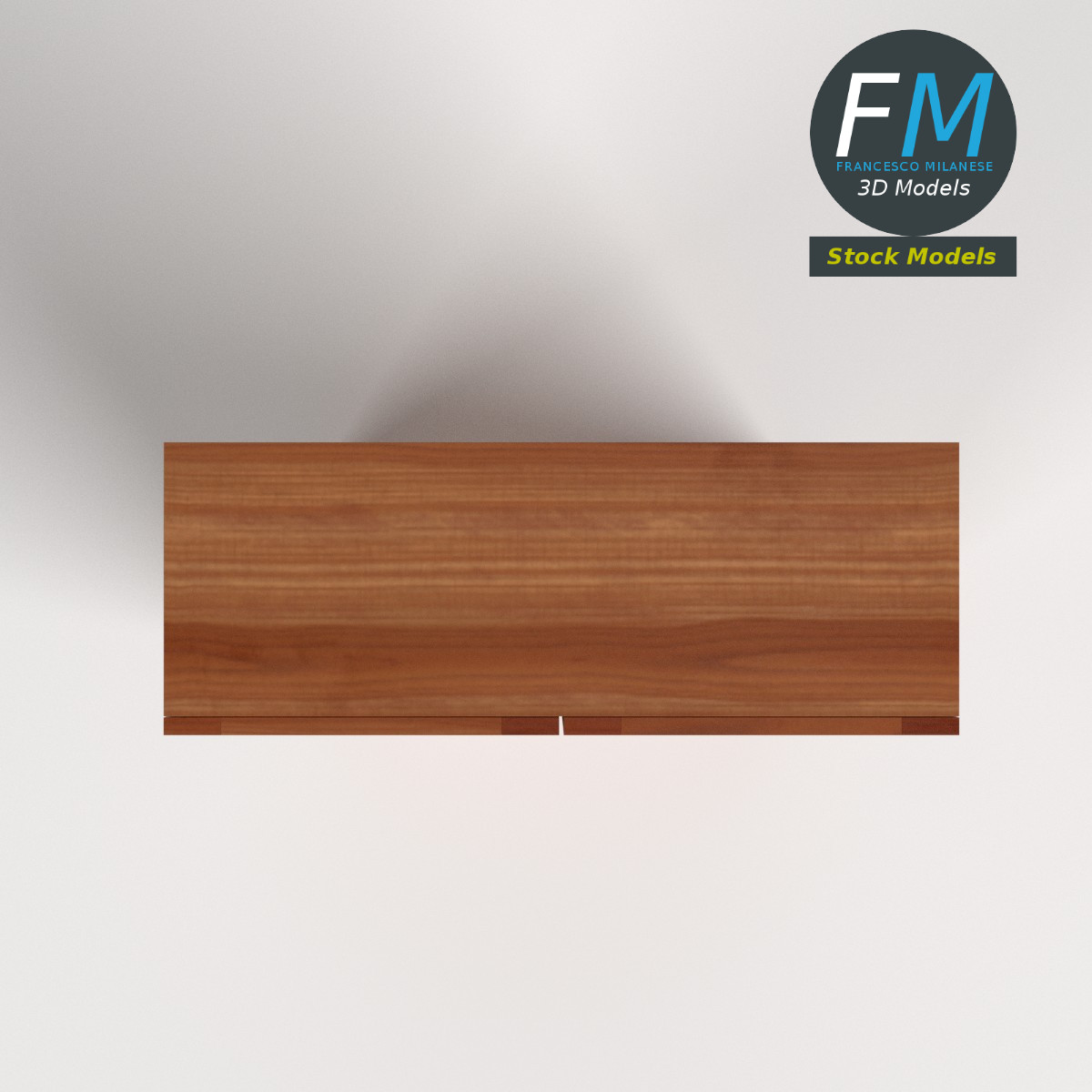 3D-Modell - Vitrinenschrank - 06