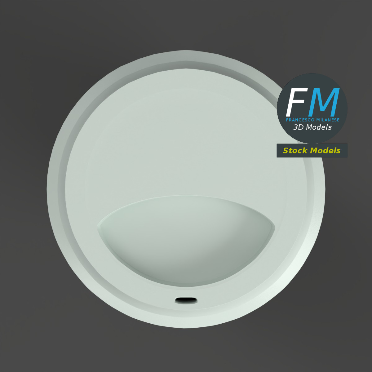 3D-Modell - Einweg-Kaffeebecher mit Manschette - 06