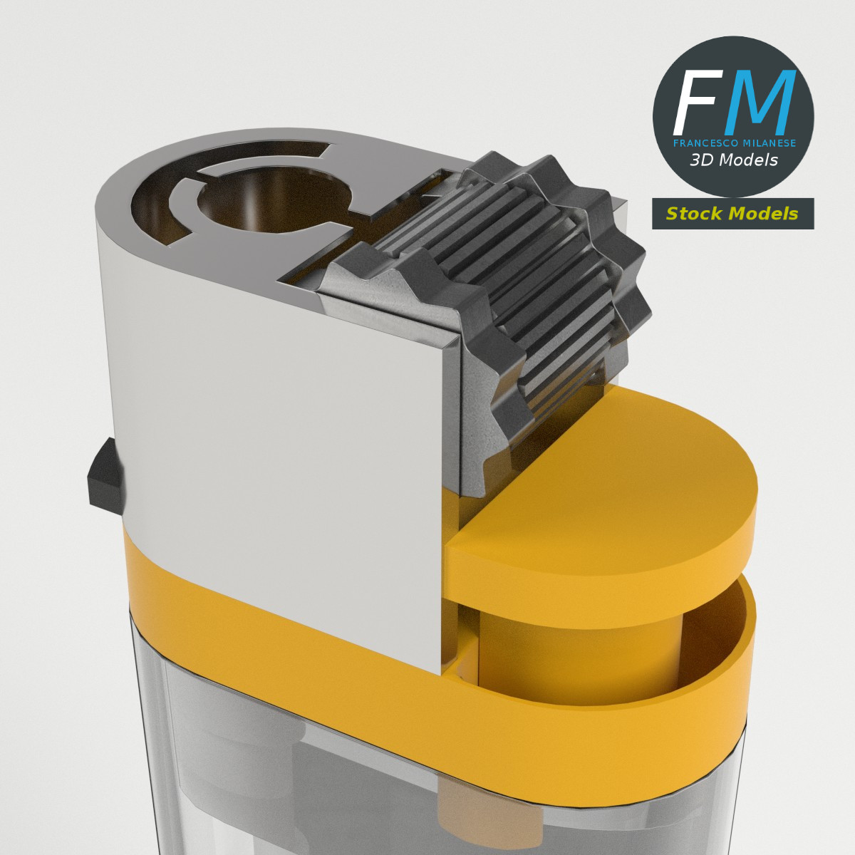3D-Modell - Einwegfeuerzeug - 04
