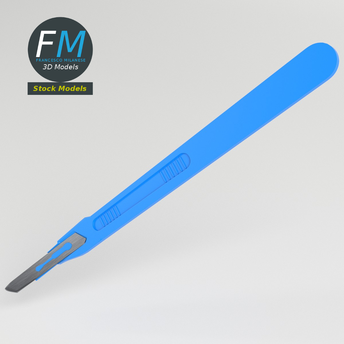 3D-Modell - Einwegskalpell - 02