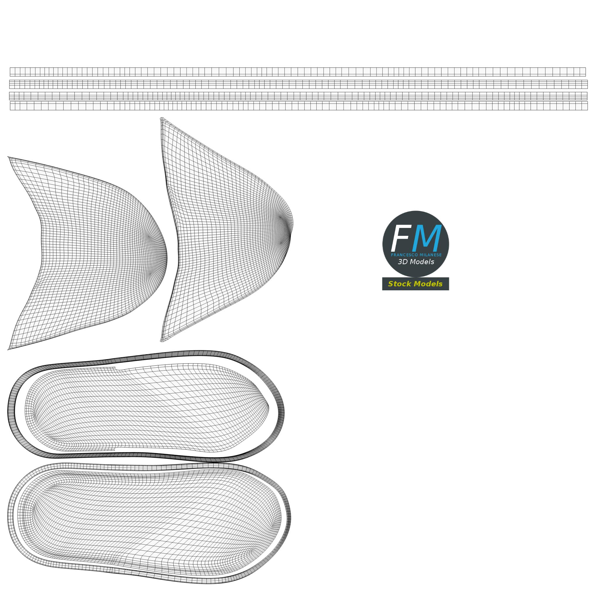 3D-Modell - Einweg-Hausschuhe - 11