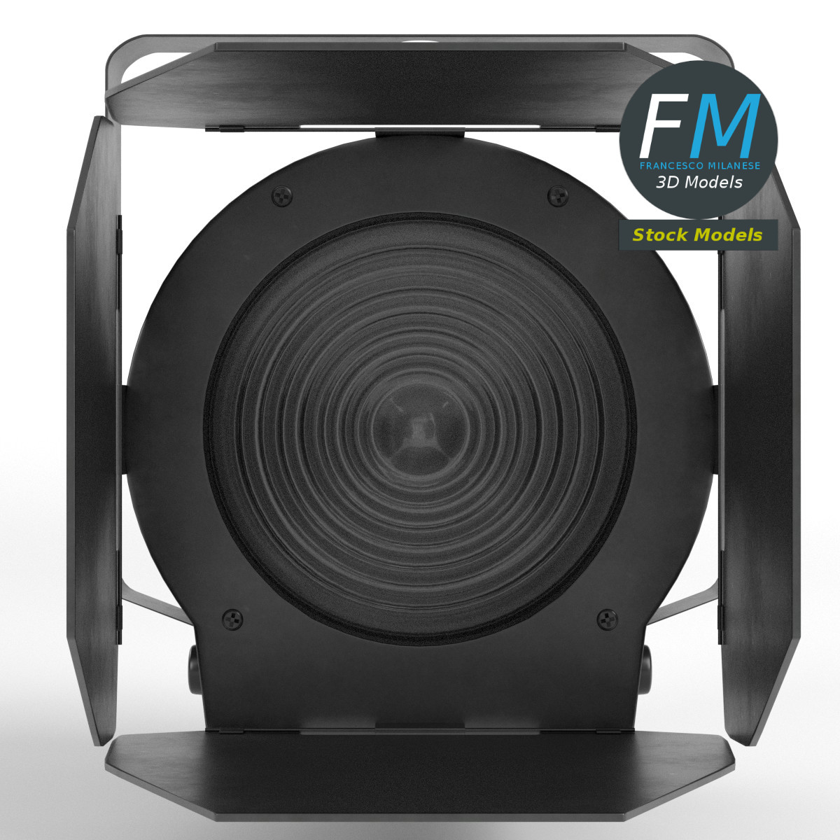 3D-Modell - DMX-Bühnenscheinwerfer - 03