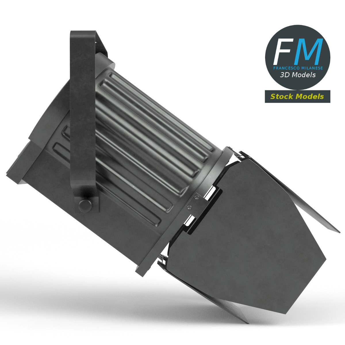 3D-Modell - DMX-Bühnenscheinwerfer - 04
