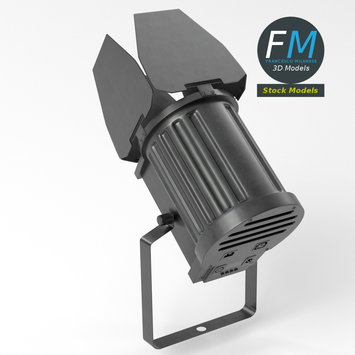 3D-Modell - DMX-Bühnenscheinwerfer - 05
