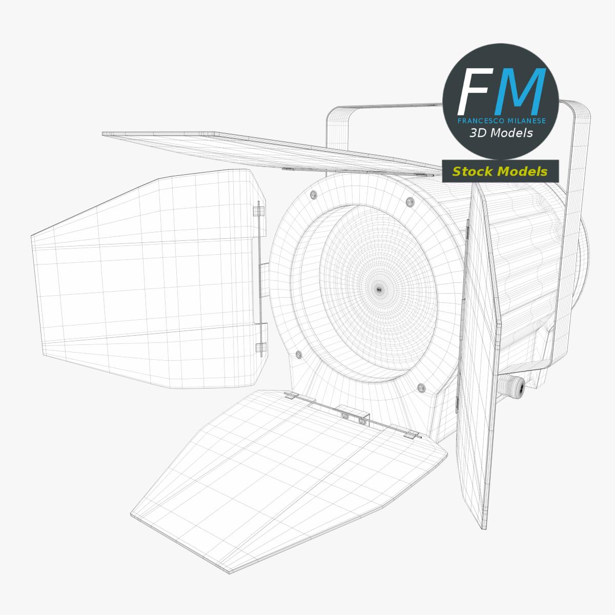 3D-Modell - DMX-Bühnenscheinwerfer - 07