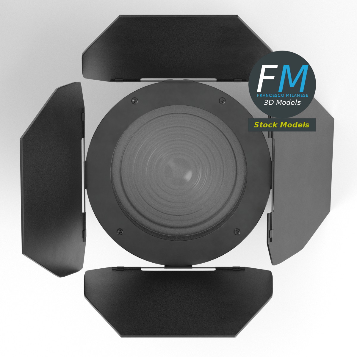 3D-Modell - DMX-Bühnenscheinwerfer - 06
