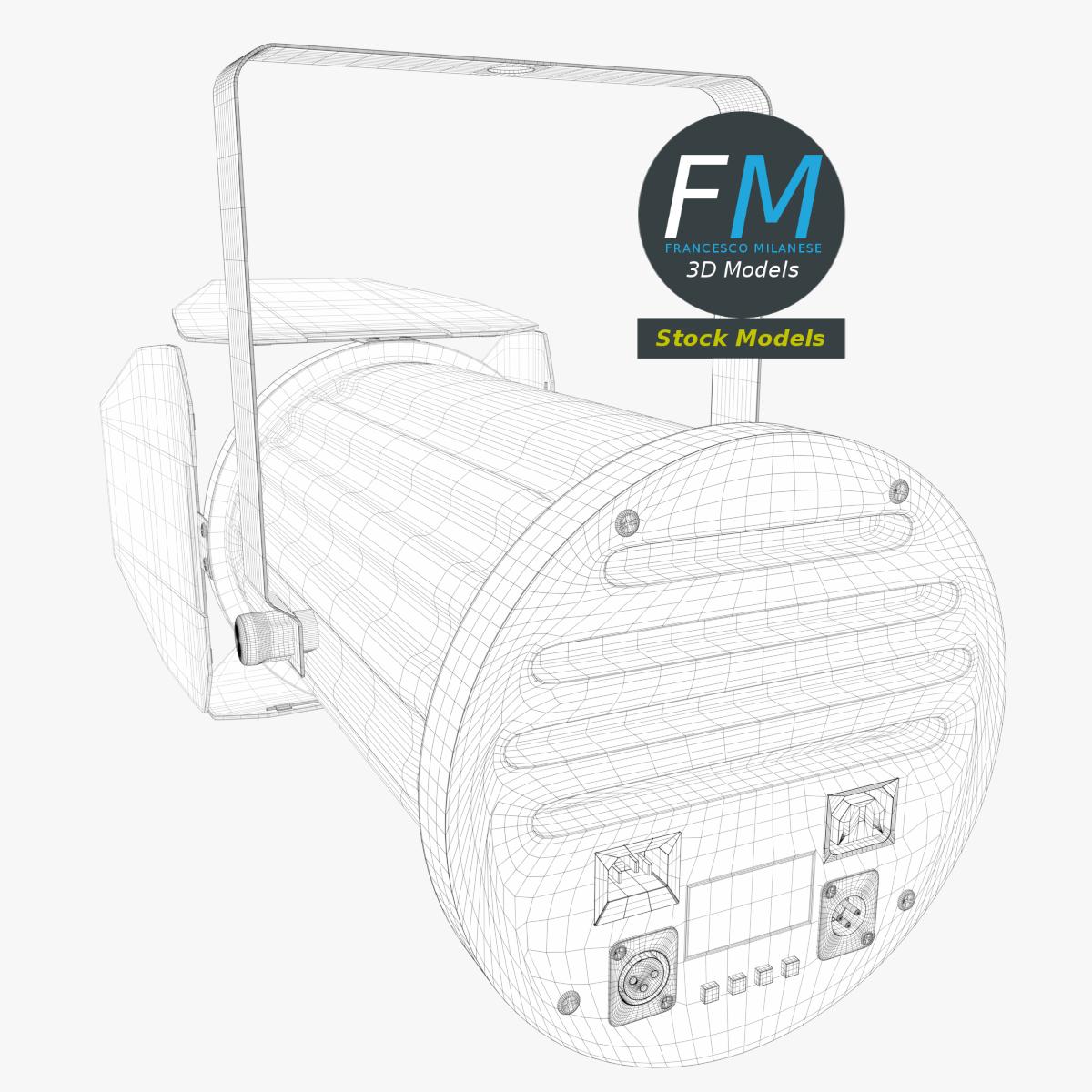 3D-Modell - DMX-Bühnenscheinwerfer - 08