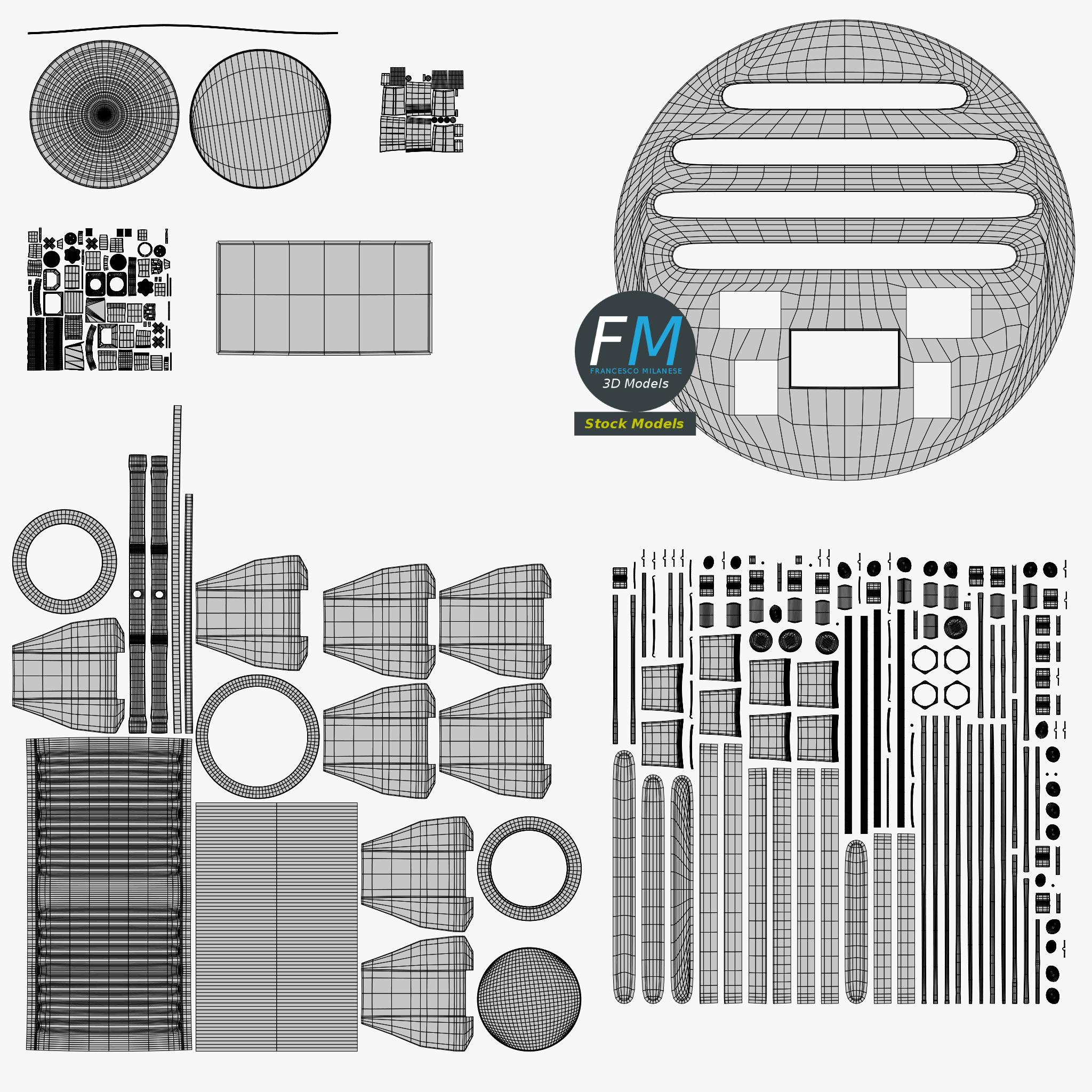 3D-Modell - DMX-Bühnenscheinwerfer - 11 3D-Modell - DMX-Bühnenscheinwerfer - 11