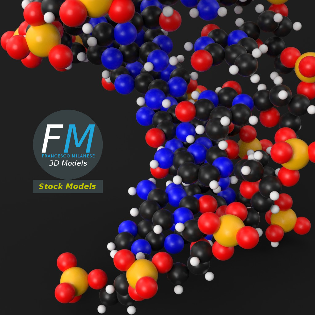 3D-Modell - DNA-Moleküle - 05