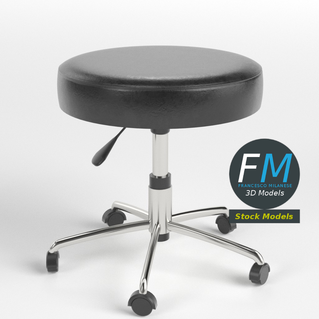 3D-Modell - Arzthocker - 01